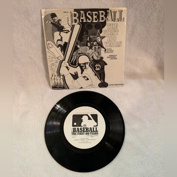 Baseball The First 100 Years Vinyl Record Pre-owned - Picture 2 of 6